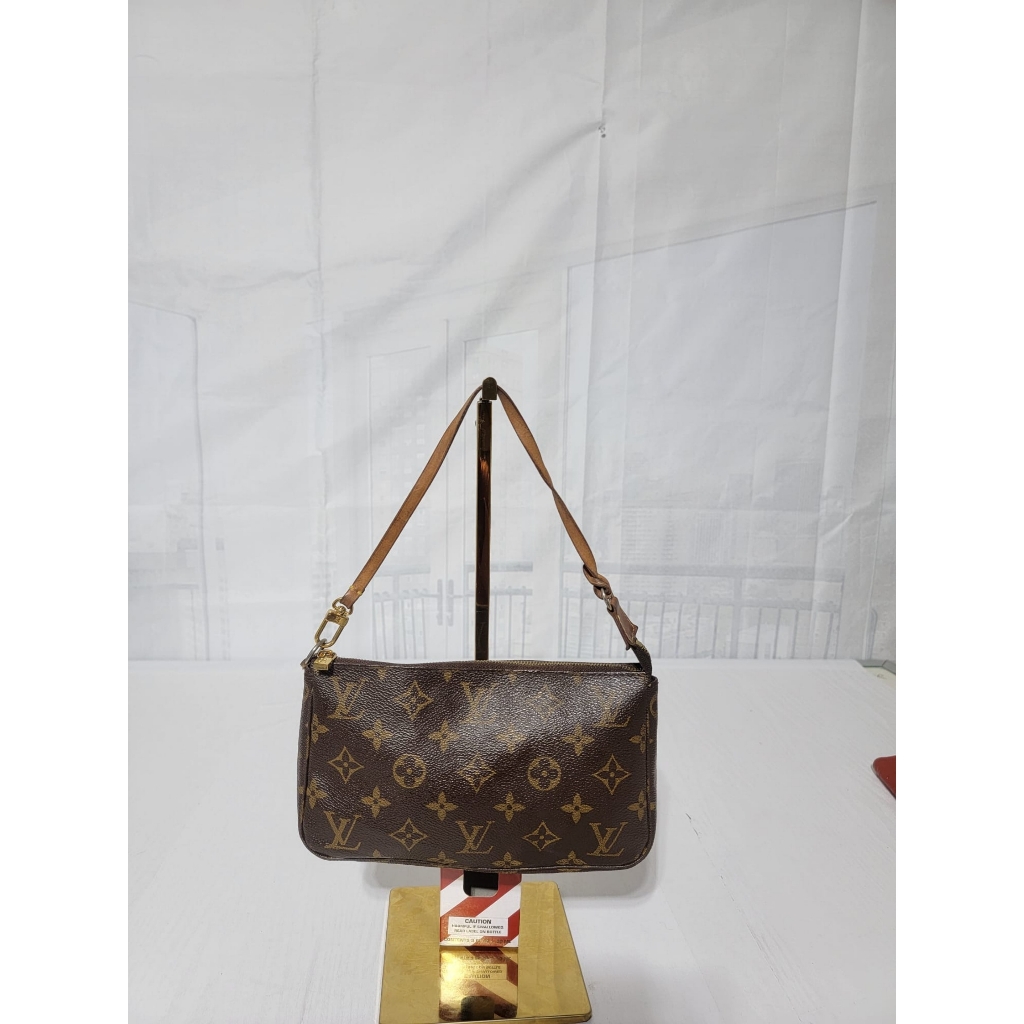 Louis Vuitton Monogram Pochette Accessoires Brown